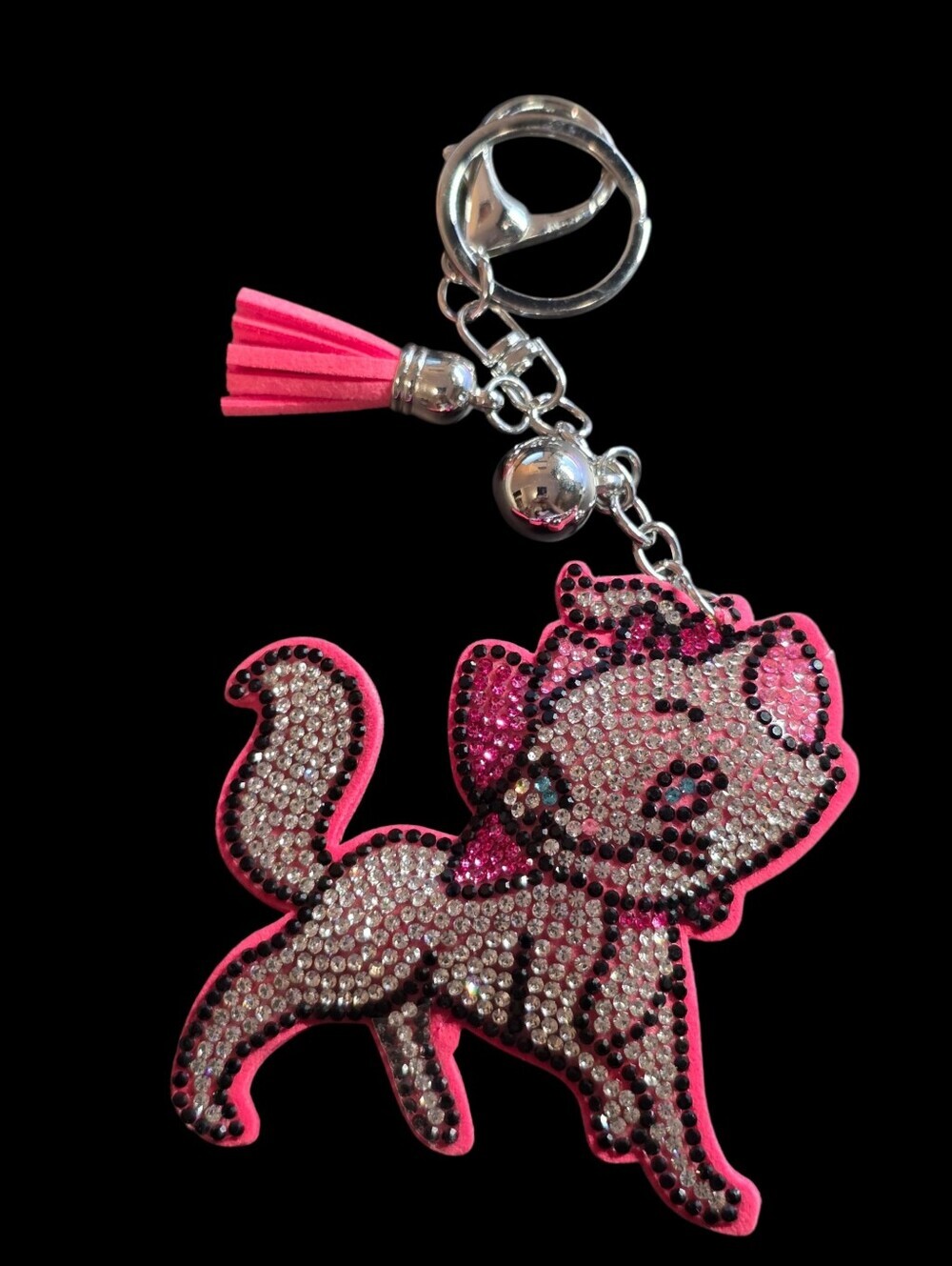 Marie Aristocat Tassel Bag Charm Keychain